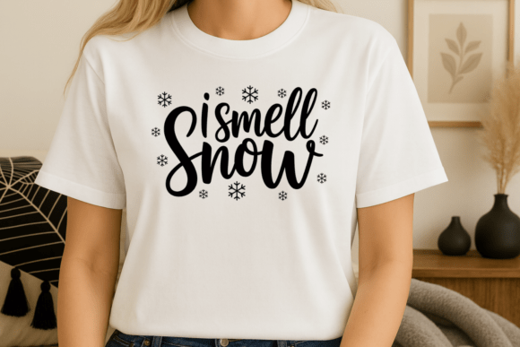 Download I Smell Snow PNG – Cozy Winter PNG - Snow Collection