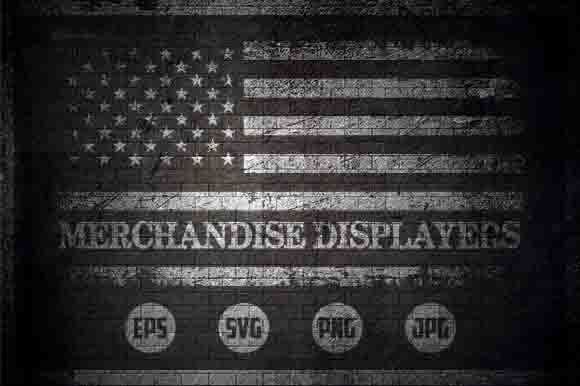 Download Merchandise Displayers - USA Flag - Premium Resources