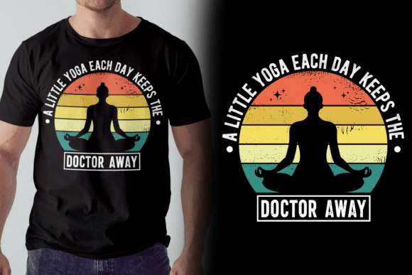Download Yoga T-shirt and Merchandise Design - Premium Resources