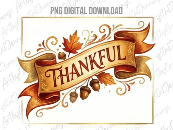 Download Thankful Watercolor Fall Clipart PNG - Thankful Collection