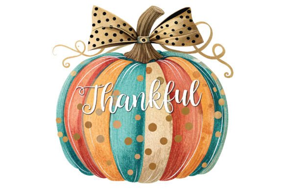 Download Thankful Coquette Pumpkin Halloween PNG - Thankful Collection